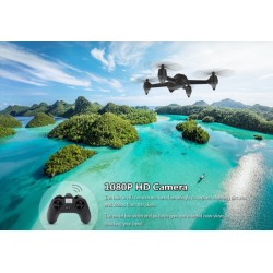Hubsan X4 H501C - Sem escova -1080P HD Camera - GPS - RC Drone Quadcopter - interruptor de modo preto