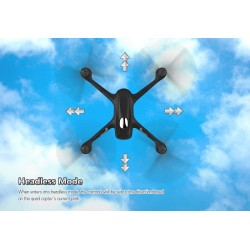 Hubsan X4 H501C - Sem escova -1080P HD Camera - GPS - RC Drone Quadcopter - interruptor de modo preto