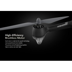 Hubsan X4 H501C - Sem escova -1080P HD Camera - GPS - RC Drone Quadcopter - interruptor de modo preto