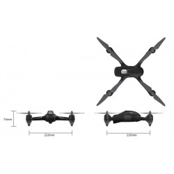 Hubsan X4 H501C - Sem escova -1080P HD Camera - GPS - RC Drone Quadcopter - interruptor de modo preto