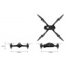 Hubsan X4 H501C - Sem escova -1080P HD Camera - GPS - RC Drone Quadcopter - interruptor de modo preto