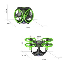 FQ777 FQ26 - Helicóptero RC - 3.5CH - 6 eixos Gyro - RTF - Helicóptero Drone - LED Luz