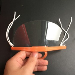 5 peças - máscara de boca transparente - escudo plástico