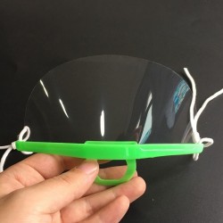 5 peças - máscara de boca transparente - escudo plástico
