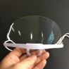 5 peças - máscara de boca transparente - escudo plástico