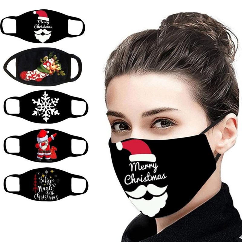 Máscaras de Natal - Pai Natal - Feliz Ano Novo - Navidad