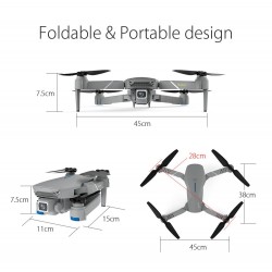 Eachine E520S PRO - GPS - FPV - Foldable - RTF - 5G - WiFi - 4K - HDR/C drone