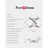 MJX B8 Bugs 8 - Luz LED - Sem escova - Drone Racer - Vermelho