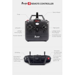 MJX B8 Bugs 8 - Luz LED - Sem escova - Drone Racer - Vermelho