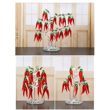 Cristal - Criativo - Árvore Chili - Ornamentos