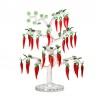 Cristal - Criativo - Árvore Chili - Ornamentos
