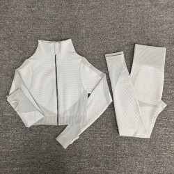 Mulheres - Conjuntos de Yoga - Desporto - Roupas de ginástica - Manga Longa