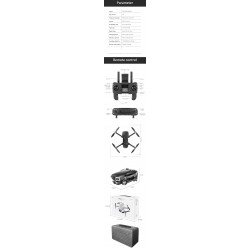 X2000 - 1.3KM - 4K HD Pixel Camera - Electric - Adjustable Lens - GPS - 28mins Flight Time - RTF - BlackR/C drone