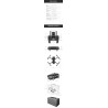 X2000 - 1.3KM - 4K HD Pixel Camera - Electric - Adjustable Lens - GPS - 28mins Flight Time - RTF - BlackR/C drone