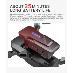 KF107 - GPS - 5G - WiFi - 1.2KM - 4K Servo Camera - Optical Flow Positioning - Brushless - Foldable - One BatteryR/C drone