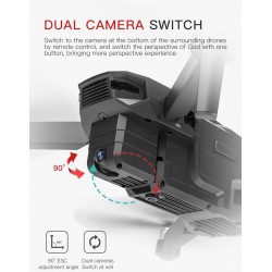 KF107 - GPS - 5G - WiFi - 1.2KM - 4K Servo Camera - Optical Flow Positioning - Brushless - Foldable - One BatteryR/C drone