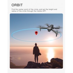 KF107 - GPS - 5G - WiFi - 1.2KM - 4K Servo Camera - Optical Flow Positioning - Brushless - Foldable - One BatteryR/C drone