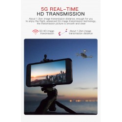 KF107 - GPS - 5G - WiFi - 1.2KM - 4K Servo Camera - Optical Flow Positioning - Brushless - Foldable - One BatteryR/C drone