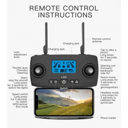 KF107 - GPS - 5G - WiFi - 1.2KM - 4K Servo Camera - Optical Flow Positioning - Brushless - Foldable - One BatteryR/C drone