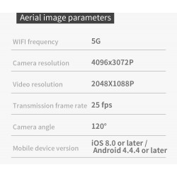 KF107 - GPS - 5G - WiFi - 1.2KM - 4K Servo Camera - Optical Flow Positioning - Brushless - Foldable - One BatteryR/C drone