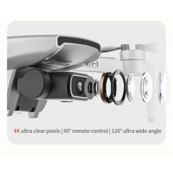 L108 - 5G - WIFI - FPV - GPS - 4K - 120° Wide Angle Camera - 32mins Flight Time - Brushless - FoldableR/C drone