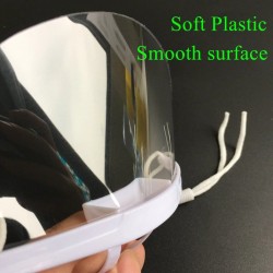 5 pieces - transparent mouth mask - plastic shieldMouth masks