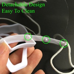5 pieces - transparent mouth mask - plastic shieldMouth masks