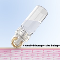 Rolo Derma - Dicas de titânio - Microneedle 0.25mm - Automático - Reutilizável