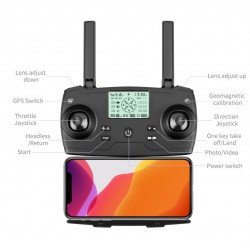 JJRC X17 - GPS - 5G - 6K ESC - HD Camera - 2-Axis Gimbal - Optical Flow Positioning - Brushless - Foldable