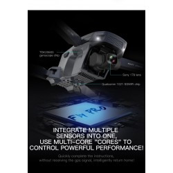 ZLRC SG907 Pro - 5G - WIFI - FPV - GPS - 4K HD Dual Camera - Gimbal de dois eixos - Fluxo de posição óptica - Dobrável