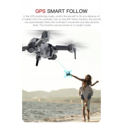 ZLRC SG907 Pro - 5G - WIFI - FPV - GPS - 4K HD Dual Camera - Gimbal de dois eixos - Fluxo de posição óptica - Dobrável