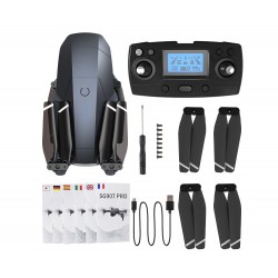 ZLRC SG907 Pro - 5G - WIFI - FPV - GPS - 4K HD Dual Camera - Gimbal de dois eixos - Fluxo de posição óptica - Dobrável