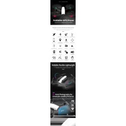 G05 - 5G - WIFI - 4K HD Camera - GPS - 20mins Flight Time - FoldableR/C drone