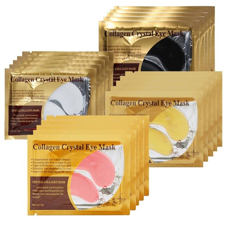 Máscara de olho de colágeno de cristal - manchas anti-rugas