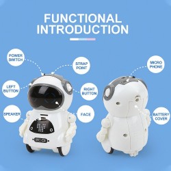 Robô RC - Falando - Interativo - Diálogo - Mini