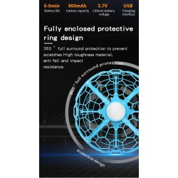 D3 - Luz Colorida - Sensor de Gestura - Modo de Segure Altitude - Indução Inteligente - Bola de Voo