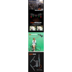 Utoghter X9 - WIFI - 1080p Camera - Air Pressure - App Control - FoldableR/C drone