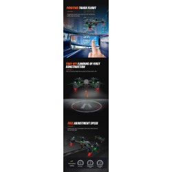 Utoghter X9 - WIFI - 1080p Camera - Air Pressure - App Control - FoldableR/C drone