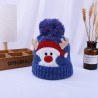 Quente inverno crianças chapéu com pom pom pom... Papai Noel - chifres de Reindeer