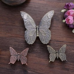 Punho de móveis vintage - borboleta