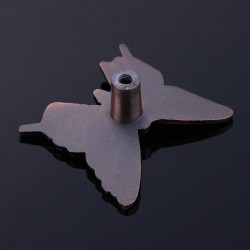 Punho de móveis vintage - borboleta