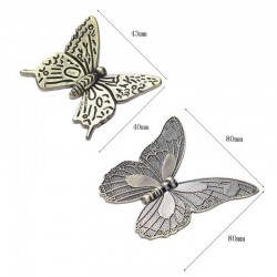 Vintage furniture handle - butterflyFurniture