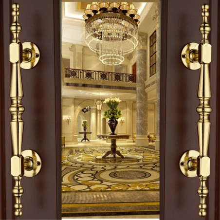 Punho de móveis de ouro de luxo - guarda-roupa - armário - gaveta - porta