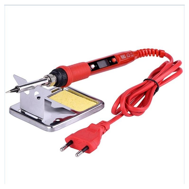 80W Ferro de solda elétrica - display LCD - temperatura ajustável - 110V / 220V