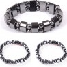 Pulseira elástica com contas - terapia magnética