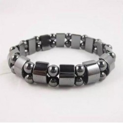 Pulseira elástica com contas - terapia magnética