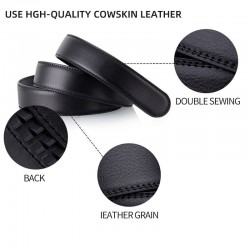 Correia de couro na moda com fivela automática