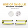 DRL car lights - LED - COB - waterproof - 12V - 2 piecesDaytime Running Lights (DRL)