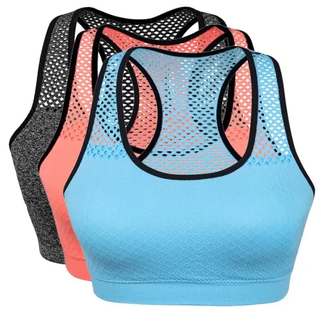 Rápido. Seco. Malha - Sports Bras - Wireless - Women Fitness