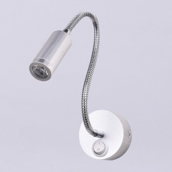 LED moderno Lâmpadas de parede - tubo flexível - 3W - preto - branco